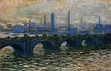 Waterloo Bridge Misty Morning by Claude Monet